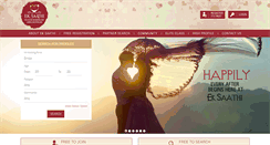 Desktop Screenshot of eksaathi.com